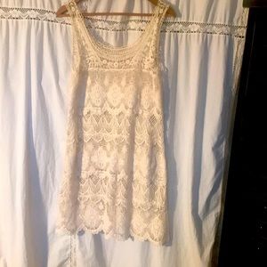 Crochet Shift Dress